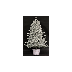 Toronto Albero a Parete Basket Total PE Snow 150cm - Natale