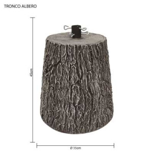 Tronco albero marrone in fiberglass 45cm per alberi 210-240cm