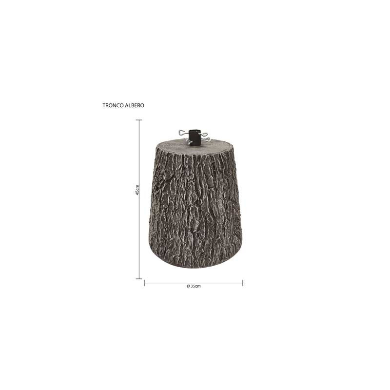 Tronco albero marrone in fiberglass 45cm per alberi 210-240cm