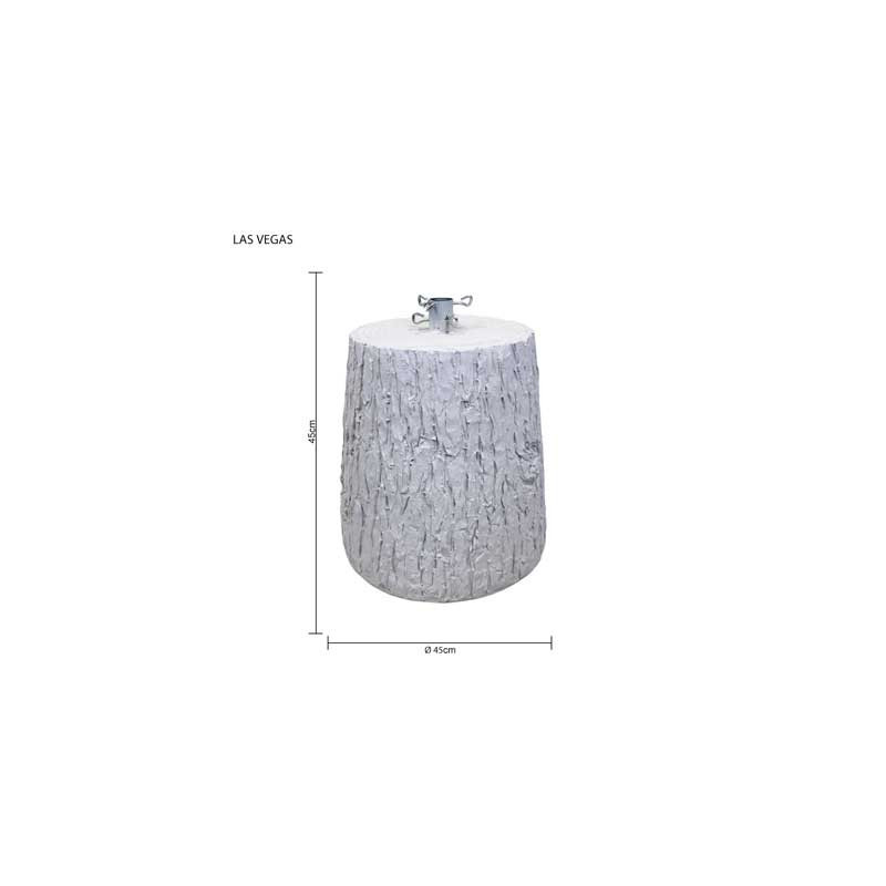 Tronco Las Vegas bianco in fiberglass 45cm per alberi 210-240cm