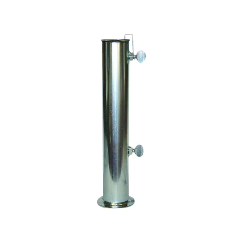 Tubo per Base Ombrellone 50mm con 2 Viti Ricambio Levante Shop