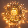 Catena 120 LED Oro con Flash Natale Decorazione Levante Shop