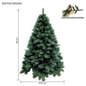 Albero Boston Original 180 cm in PVC Needle - Albero di Natale