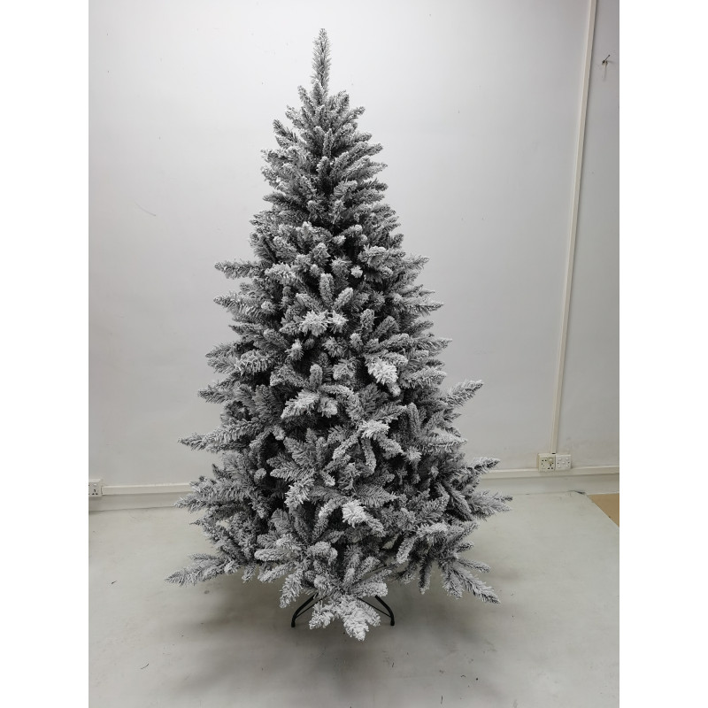Albero Grappa Pine innevato 180 cm in PVC folto e realistico