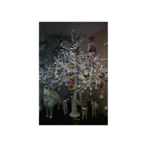 Albero Natural Lux 2592 LED Bianco Caldo e Freddo Tronco Bianco