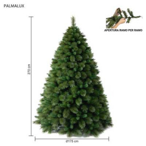 Albero Palmalux 270 cm in PVC Needle folto e realistico