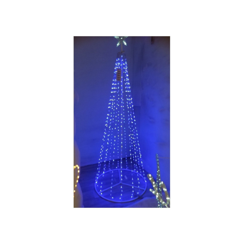Albero Style Basic 576 LED Blu Flash Stella 2m 24V IP44