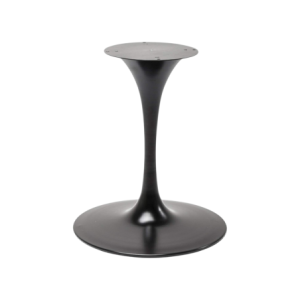 Base tavolo acciaio nera tonda Ø50 cm H72 cm robusta