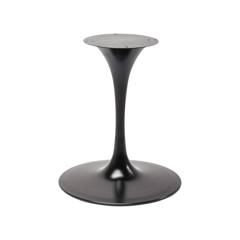 Base tavolo acciaio nera tonda Ø50 cm H72 cm robusta