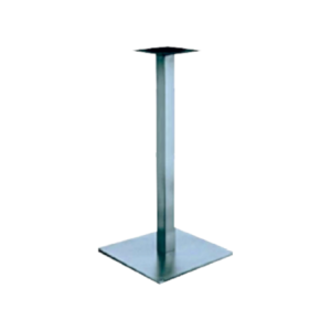 Zoom Set di 2 Basi Table 45x45 Inox 304 Palo 6x6 H 110cm Piatto 25