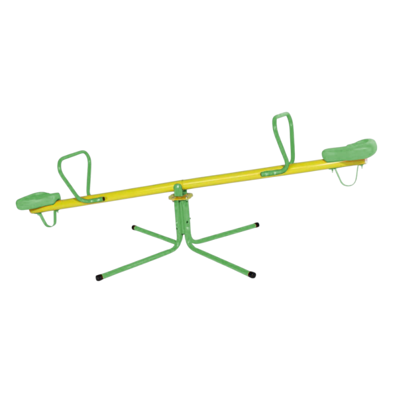 Bilancino Playground 2 posti verde e giallo per bambini