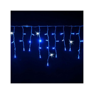 Cascata 150 Led Blu Flash 230V IP44 Estensibile 300x100cm