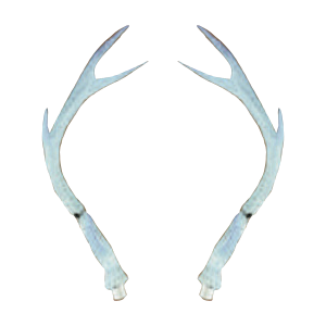Corna Bianche Ricambio Renna GT561-W Decorazione Natale