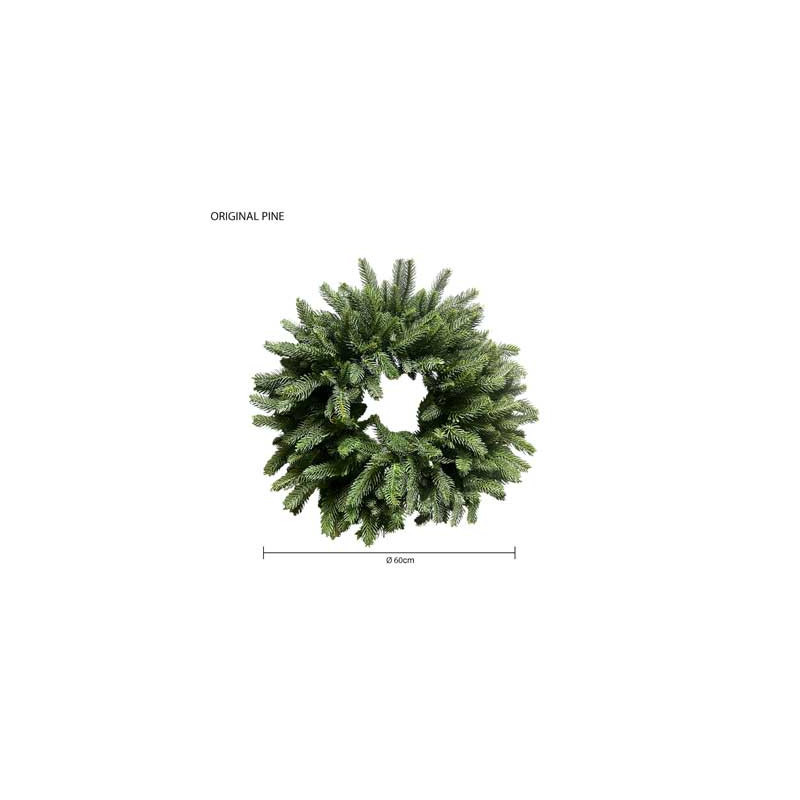 Corona Original Pine Ø 60 cm in total PE decorazione natalizia