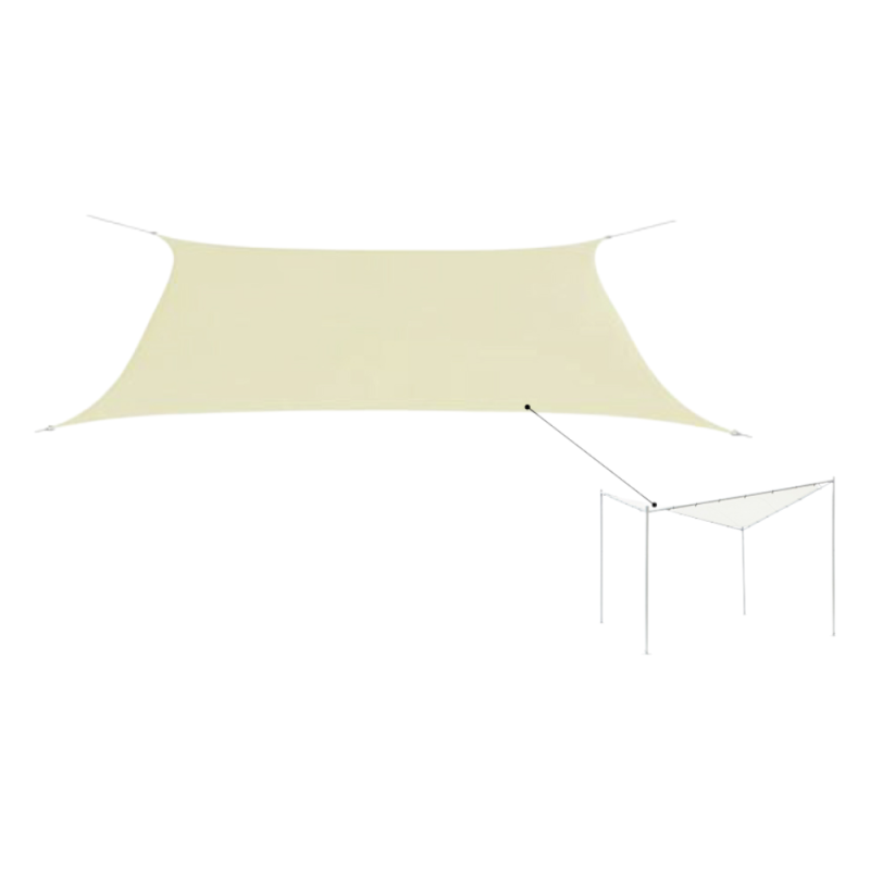 Cover per gazebo Vela ecru resistente e impermeabile giardino