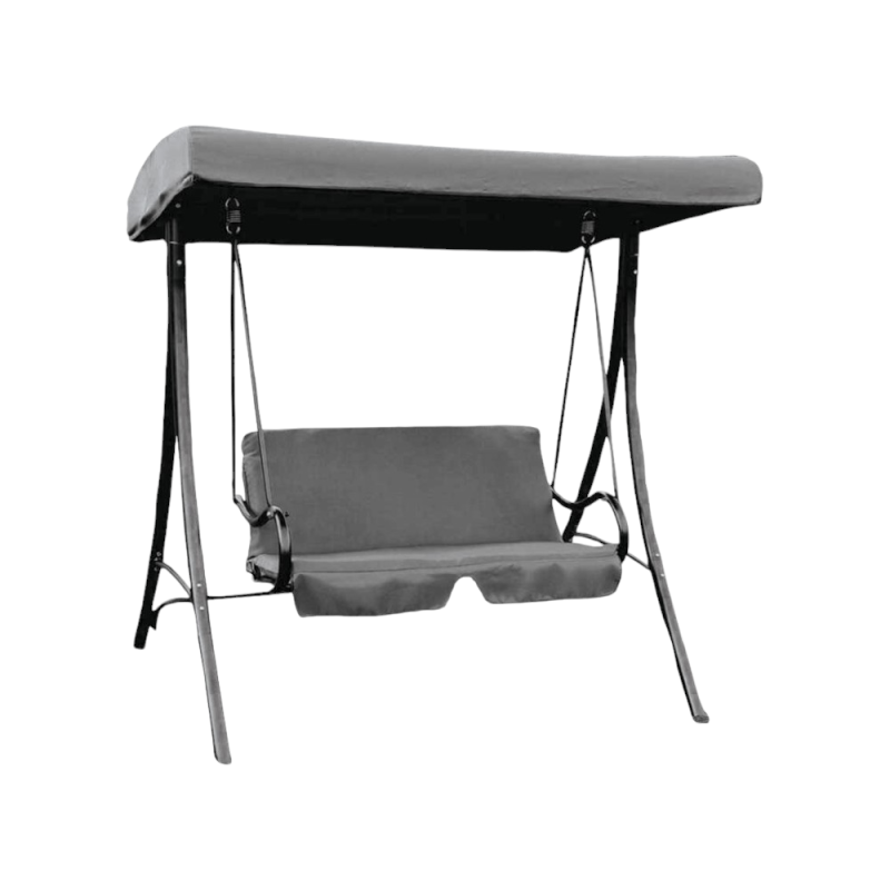 Dondolo Klassic 2 posti grigio comfort giardino compatto
