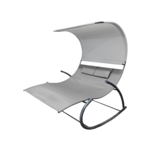 Dondolone Superfresh 2 posti grigio - Dondolo da giardino moderno