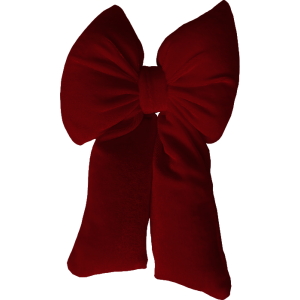 Fiocco Angle Medio 15x28cm Bordo Decorazione Natalizia