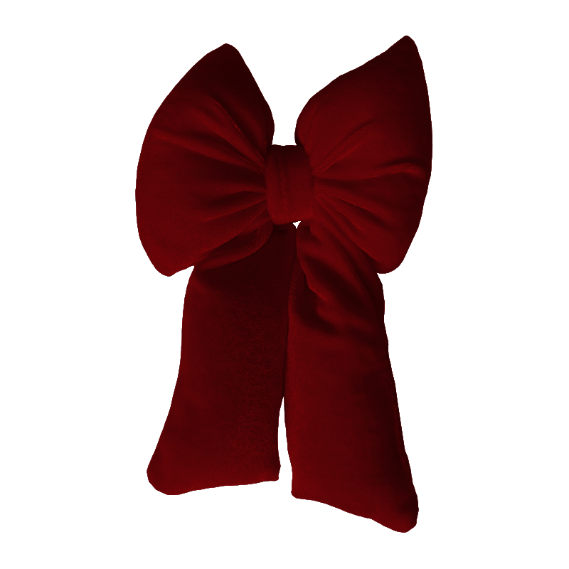 Fiocco Angle Medio 15x28cm Bordo Decorazione Natalizia