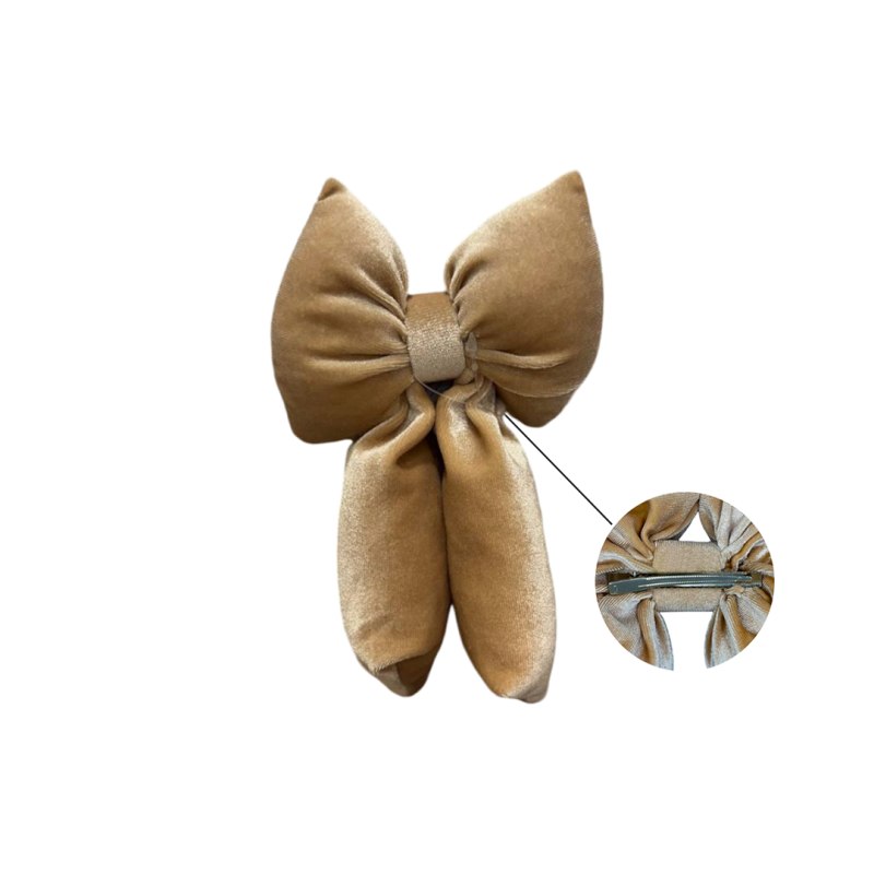 Fiocco Angle Small crema 112x20cm - Decorazione natalizia elegante