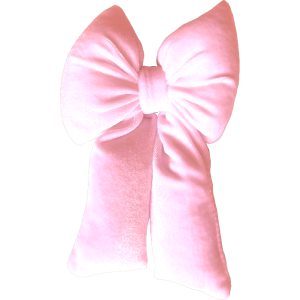 Fiocco Angle Small 11x20cm Rosa Decorazione Natalizia