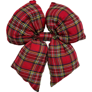 Fiocco Maxi 35x45cm Scozzese Decorazione Natalizia Originale