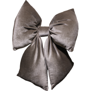 Fiocco Small 20x26cm Argento Decorazione Natalizia Elegante