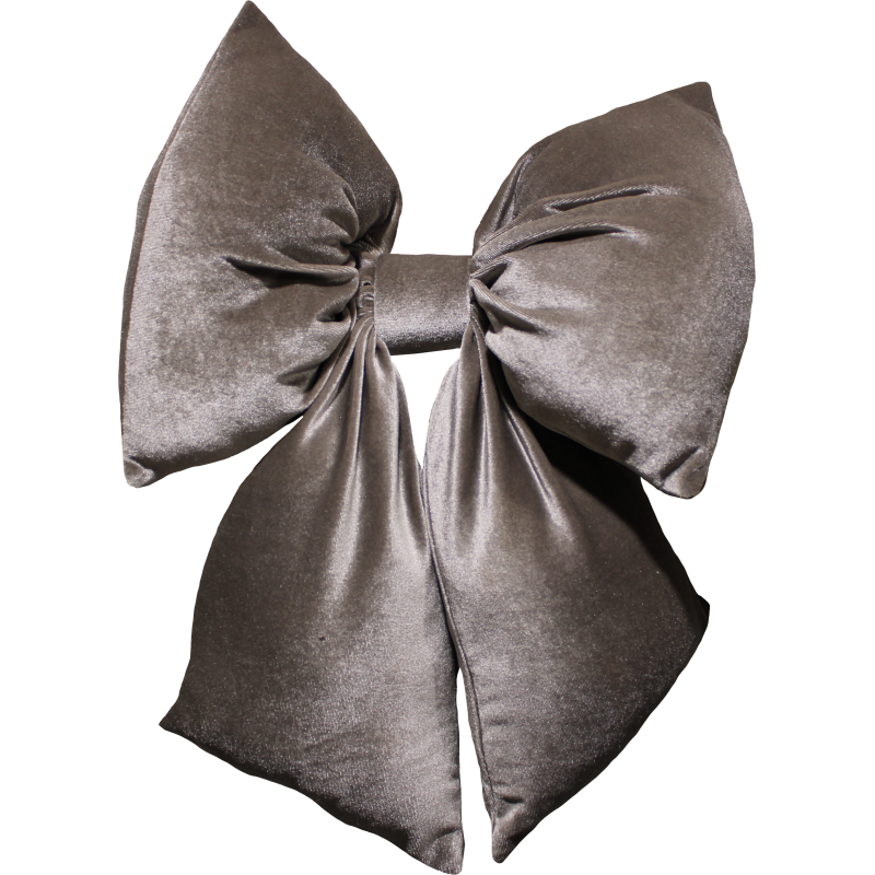 Fiocco Small 20x26cm Argento Decorazione Natalizia Elegante