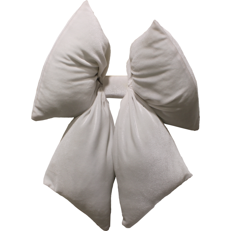 Fiocco Small 20x26cm bianco - Decorazione natalizia elegante