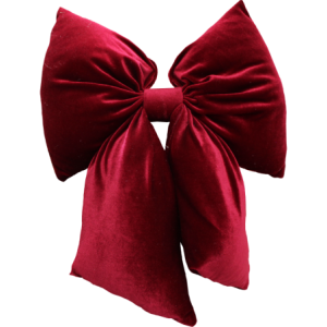 Fiocco Small 20x26cm Bordeaux Decorazione Natalizia Elegante