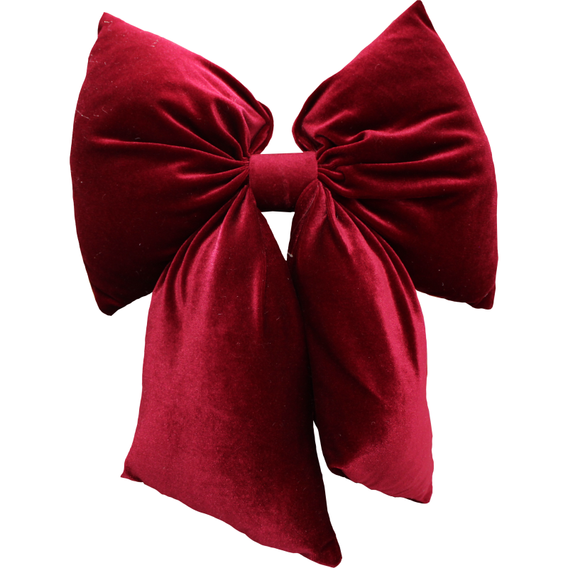 Fiocco Small 20x26cm Bordeaux Decorazione Natalizia Elegante