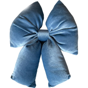 Fiocco Small 20x26cm celeste polvere - Decorazione natalizia chic
