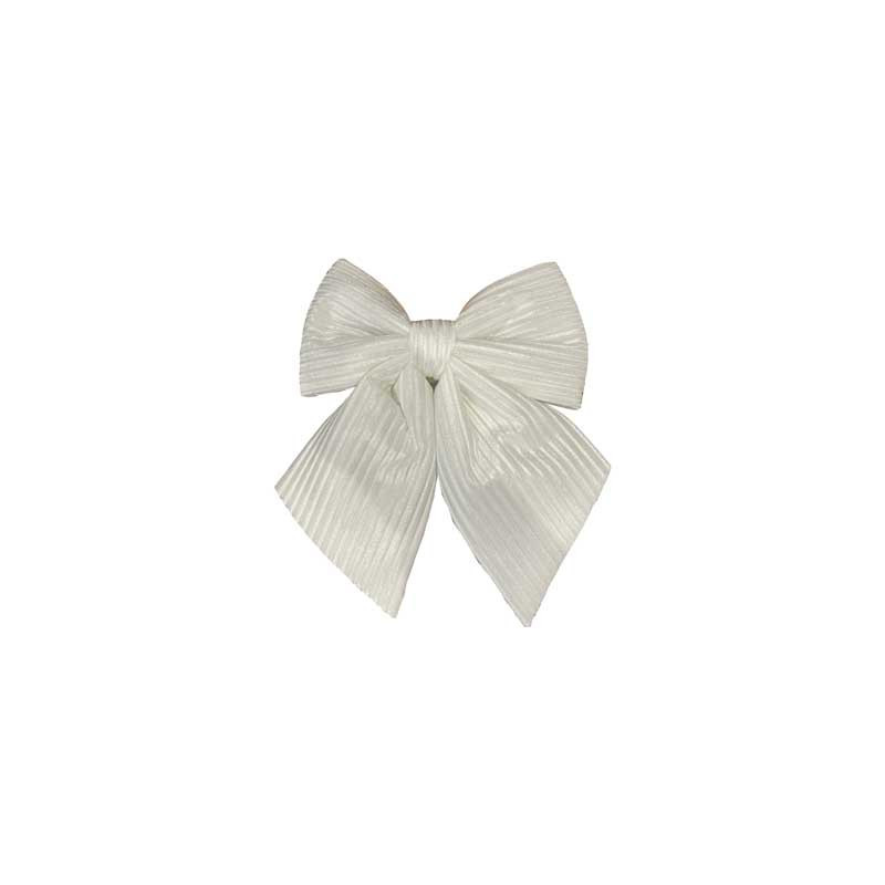 Fiocco tramato bianco 25x30 cm decorazione elegante casa