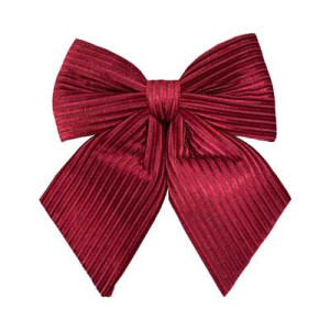 Fiocco tramato rosso 35x30 cm decorazione elegante casa
