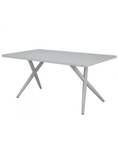 Tavolo MOIA Pegli in alluminio 160x90 cm - bianco