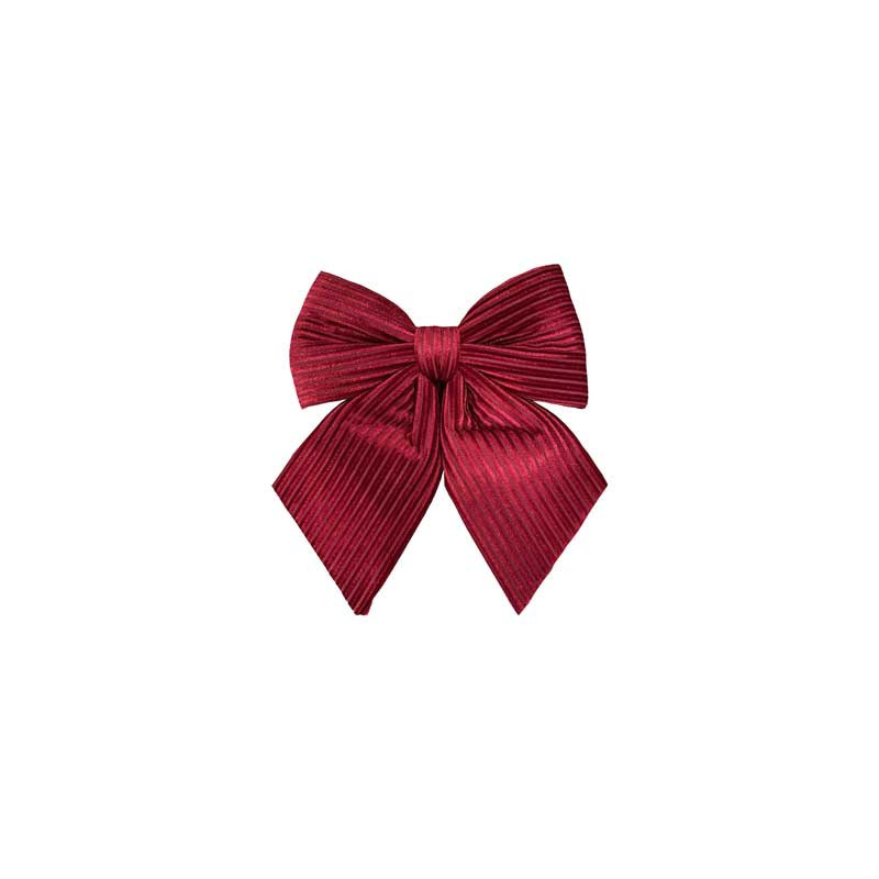 Fiocco tramato rosso 40x35 cm decorazione elegante casa