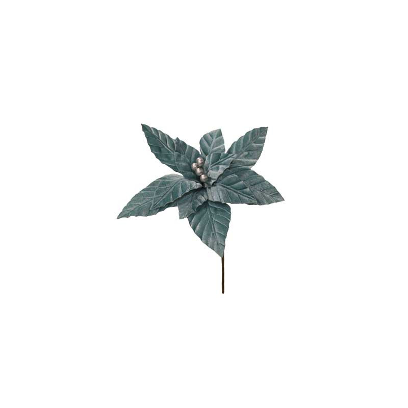Fiore Nippon 30 cm celeste polvere decorazione floreale casa