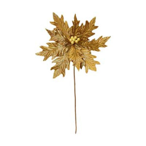 Fiore Pointed 30 cm oro decorazione floreale elegante casa