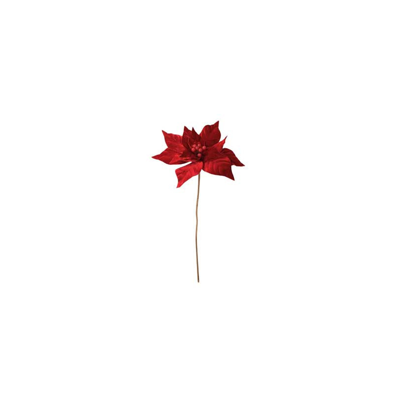 Fiore Stella di Natale 30cm rosso - Decorazione natalizia elegante