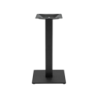 Gamba Table Met tubo Ø80mm H72cm nera piatto 30cm - Base tavolo robusta