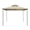 Gazebo Basic 3x3 moka - Copertura elegante per giardino e terrazzo