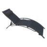 Lettino Moon Lounge Alluminio Antracite - Comfort per Giardino