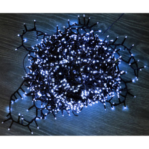 Luci a Grappolo 2000 MiniLED Bianco Freddo 24m Memory Controller