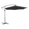 Ombrellone Banana 3m a braccio grigio - Eleganza e praticità outdoor