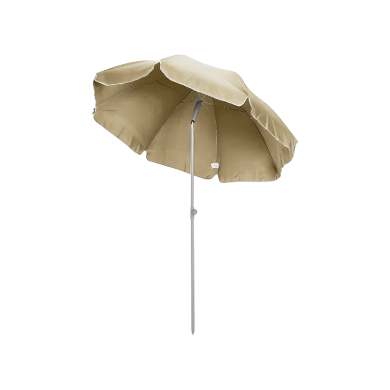 Ombrellone Flexy ecru palo centrale robusto per giardino