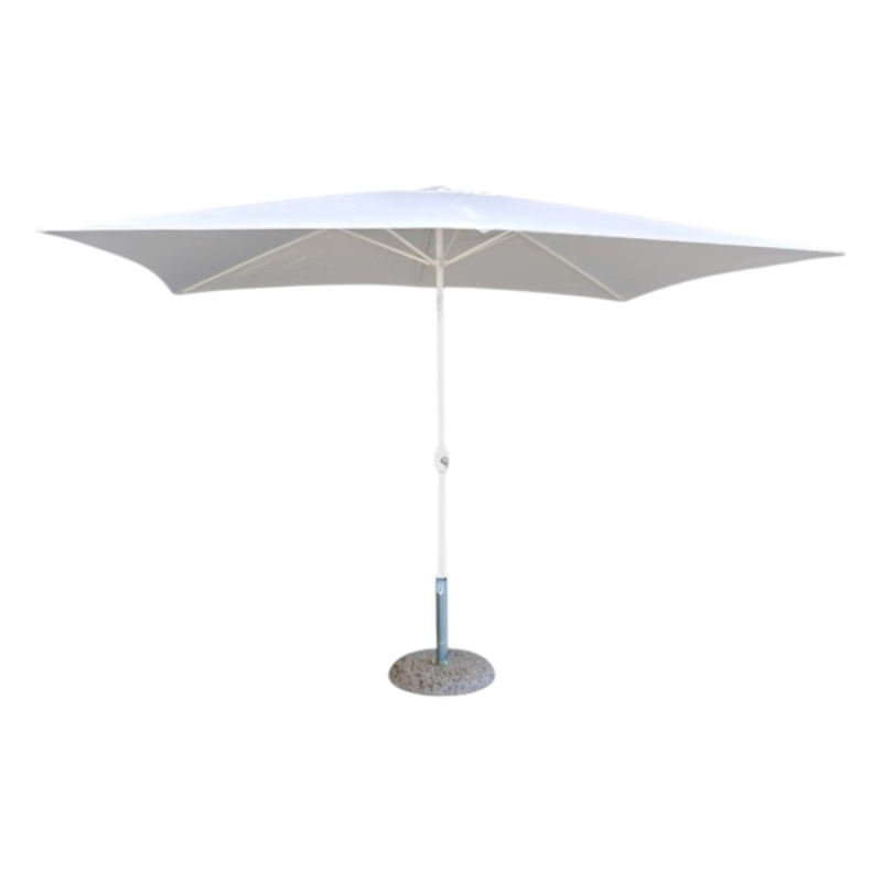 Ombrellone Garden 2,3 m bianco palo centrale robusto esterno