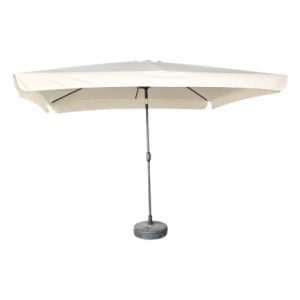 Ombrellone Garden 2x3 m Grigio Telo Beige con Flap - Arredo Esterno