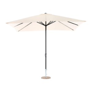 Zoom Ombrellone Garden Palo Centrale Mt 3*3 struttura grigia Telo Ecrù