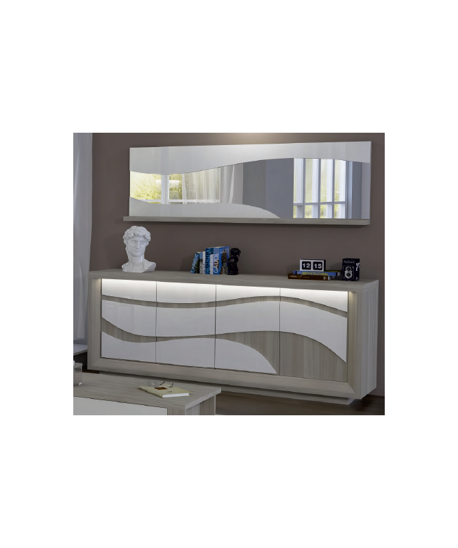 Mobile buffet contromobile Veneto 4 ante Made in Italy