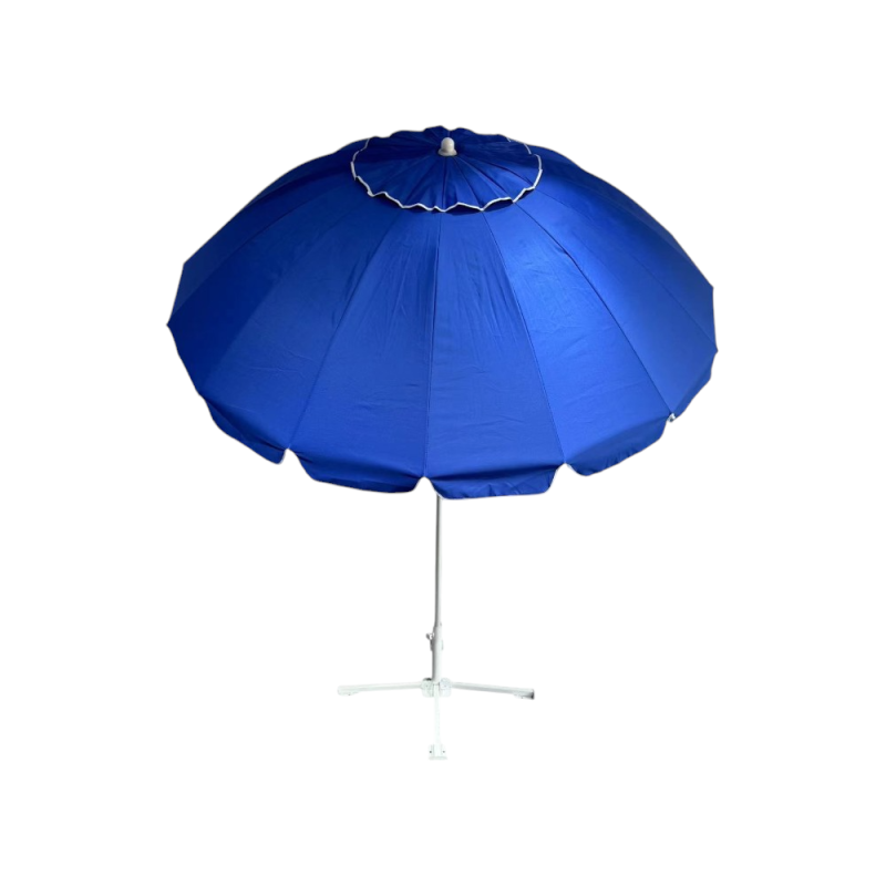 Ombrellone Starbeach blu Ø220 cm palo alluminio robusto